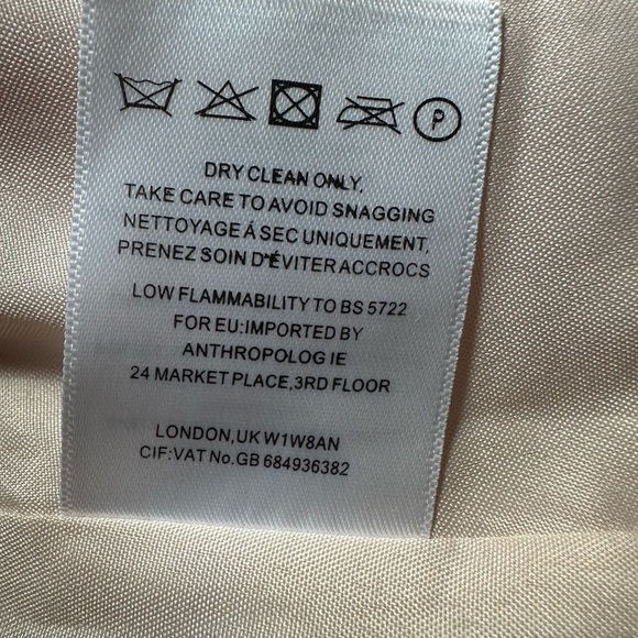 Jenny Yoo Collection Elegant Cream Off-Shoulder Dress size 10 - Picture 9 of 10